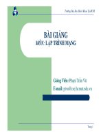 Lập trình mạng với java từ cơ bản đến nâng cao