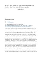 Hướng dẫn của hiệp hội tiêu hóa hoa kỳ (AGA) về hướng dẫn ban đầu về viêm tụy cấp 2018