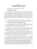 BÀI 1 SU HINH THANH VA PHAT TRIEN CHU NGHIA MACLENIN (LOP SO CAP) 