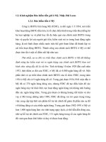 Tiểu luận kinh nghiệm phát triển bảo hiểm tiền gửi ở mỹ, nhật, đài loan  