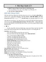 Bài tập Word căn bản