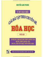 TƯ DUY đảo CHIỀU HOÁ vô cơ phần 1 nguyễn anh phong