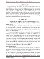 Tiểu luận thiết chế pháp lý của asean theo hiến chương, liên hệ với liên minh châu âu 
