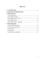 QUẢN TRỊ CHIẾN LƯỢC TẠI DU LỊCH SÀI GÒN TOURIST