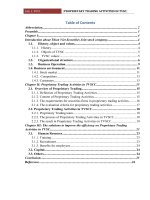 Proprietary trading activities in thien viet securities joint stock company 