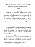 bài tập học kỳ môn xã hội học pháp luật