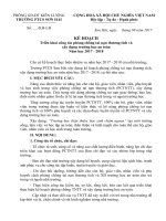 Kế hoạch phòng chống tai nạn thương tích trong và ngoài nhà trường