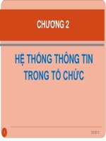 SLIDE BÀI GIẢNG HỆ THỐNG THÔNG TIN QUẢN LÝ