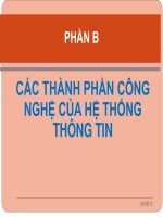 SLIDE BÀI GIẢNG HỆ THỐNG THÔNG TIN QUẢN LÝ PB