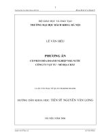 Phương án cổ phần hoá doanh nghiệp nhà nước công ty vật tư mỏ địa chất 