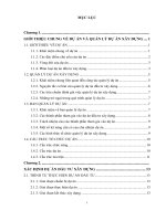 BÀI GIẢNG QUẢN LÝ DỰ ÁN XÂY DỰNG - TS.TRƯƠNG VĂN BẰNG