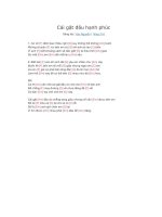 Lời bài hát và hợp âm guitar Cái gật đầu hạnh phúc