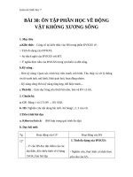 Giáo án Sinh học 7 bài 30: Ôn tập phần một  Động vật không xương sống