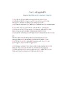 Lời bài hát và hợp âm guitar Cách sống ở đời