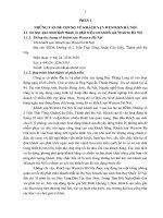 Báo cáo thực tập khách sạn Western Hà Nội