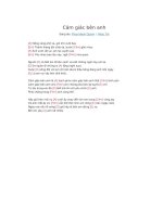 Lời bài hát và hợp âm guitar Cảm giác bên anh