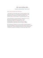 Lời bài hát và hợp âm guitar Cái xác không hồn