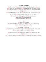 Lời và hợp âm guitar Cá chưa cắn câu