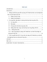 bình luận những tiêu chí xây dựng AEC thành khu vực kinh tế hội nhập vào nền kinh tế toàn cầu 