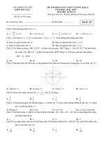 Đề thi thử THPTQG năm 2019   môn toán   THPT sơn tây   hà nội   lần 1   file word có lời giải chi tiết