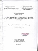 Tổ chức không gian cảnh quan ven biển cửa tùng hướng tới mục tiêu phát triển bền vững và du lịch (tt) 