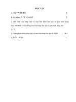 Một số kiến nghị hoàn thiện pháp luật về hợp đồng mua bán hàng hóa qua sở giao dịch hàng hóa 