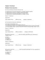 ngân hàng đề câu hỏi trắc nghiệm kinh tế vi mô chương 5 (principle of economicsmankiw)