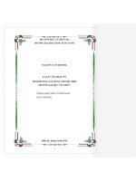 Luận văn Định hướng xây dựng thương hiệu trường đại học Văn Hiến