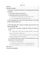 Hoàn thiện pháp luật hiện hành về hoạt động quảng cáo thương mại bị cấm 