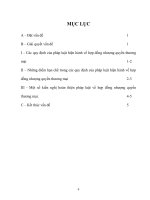 Một số ý kiến hoàn thiện pháp luật về hợp đồng nhượng quyền thương mại 