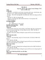 Tuần 2 giáo án lớp 2 soạn theo định hướng phát triển năng lực học sinh năm 2018 2019 –GV trần thị thuyến (2d) 