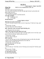 Tuần 5 giáo án lớp 3 soạn theo định hướng phát triển năng lực học sinh năm 2018 2019 –GV nguyễn thị hiên (3a) 