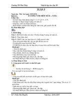 Tuần 5 giáo án lớp 2 soạn theo định hướng phát triển năng lực học sinh năm 2018 2019 –GV trần thị thuyến (2d) 