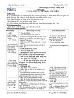 Tuần 1 giáo án lớp 1 soạn theo định hướng phát triển năng lực học sinh năm 2018 2019 –GV lê thị tuyết ngân 