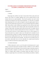 FACTORS AFFECT CUSTOMER’S PERCEPTIONS TOWARD CELEBRITY ENDORSEMENT ON PERFUME