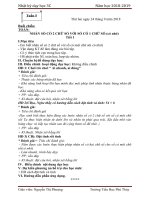 Tuần 5 giáo án lớp 3 soạn theo định hướng phát triển năng lực học sinh năm 2018 2019 –GV nguyễn thị phượng 