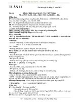 Tuần 11 giáo án lớp 4 soạn theo định hướng phát triển năng lực học sinh năm 2018 2019 –GV hoàng thị lệ tư 