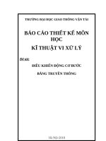 điều khiển động cơ bước bằng truyền thông