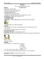 Tuần 7 giáo án lớp 2 soạn theo định hướng phát triển năng lực học sinh năm 2018 2019 –giáo án cô lê 