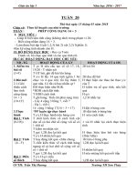 Giáo án lớp 1 soạn theo định hướng phát triển năng lực học sinh năm 2017 2018 – giáo án cô hương, tuần  (17) 