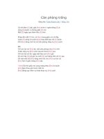 Lời bài hát và hợp âm guitar Căn phòng trống