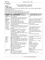 Giáo án lớp 1 soạn theo định hướng phát triển năng lực học sinh năm 2017 2018 – giáo án cô duyên, tuần  (16) 