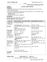 Giáo án cô tâm (1b)   tuần 32 (năm học 2017 2018) 