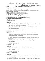 TUẦN 9 giáo án lớp 4 soạn theo định hướng phát triển năng lực học sinh năm 2018 2019 –GV dương thị thảo 