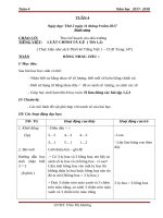Giáo án lớp 1 soạn theo định hướng phát triển năng lực học sinh năm 2017 2018 – giáo án cô hương, tuần  (3) 