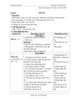 Tuần 6 giáo án lớp 1 soạn theo định hướng phát triển năng lực học sinh năm 2018 2019 – giáo án cô hoài 