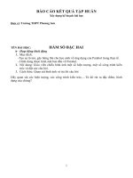 Giáo án PP mới   lớp 10   hàm số bậc hai   THPT phương sơn 