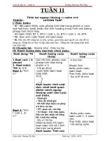 Tuần 11 giáo án lớp 1 soạn theo định hướng phát triển năng lực học sinh năm 2018 2019 –GV  hoàng thị mai 