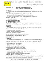 TUẦN  9 giáo án lớp 5 soạn theo định hướng phát triển năng lực học sinh – lê thị mĩ lệ (5a) 