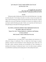 Quy hoạch và phát triển không gian ngầm đô thị việt nam 